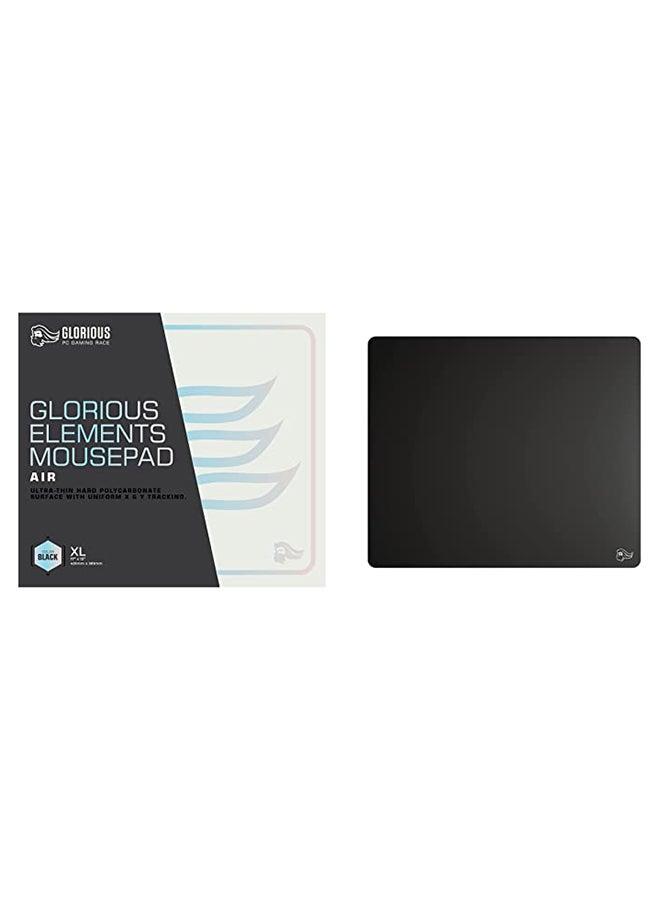 Glorious - Glorious Elements Air Mousepad - XL Hard and Ultra Thin Polycarbonate Flexible Surface Large Gaming Mouse Pad 15"X17" Extended Hard Mousepad (Helios) (GLO-MP-ELEM-AIR) - Image 1