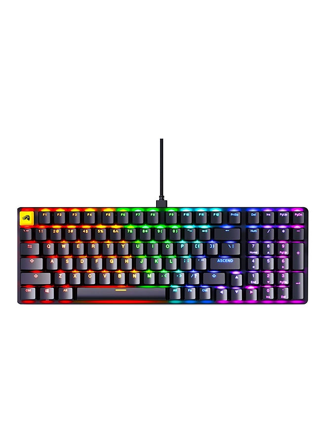 Glorious - Glorious Gaming Keyboard - GMMK 2 - TKL Hot Swappable Mechanical Keyboard, Red Switches, Wired, TKL Gaming Keyboard, Compact Keyboard - 65% Percent Keyboard - Black RGB Keyboard - Image 1