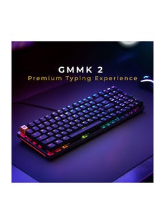 جلوريوس لوحة مفاتيح الألعاب Glorious - GMMK 2 - لوحة مفاتيح ميكانيكية قابلة للتبديل السريع TKL، مفاتيح حمراء، سلكية، لوحة مفاتيح ألعاب TKL، لوحة مفاتيح مدمجة - لوحة مفاتيح بنسبة 65% - لوحة مفاتيح RGB سوداء  - Image 5