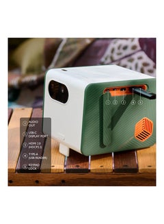 BenQ Portable Full HD Wireless Projector With Android TV Cinematic Color And Extra Bass Bluetooth Speaker GS50 White  - Image 2