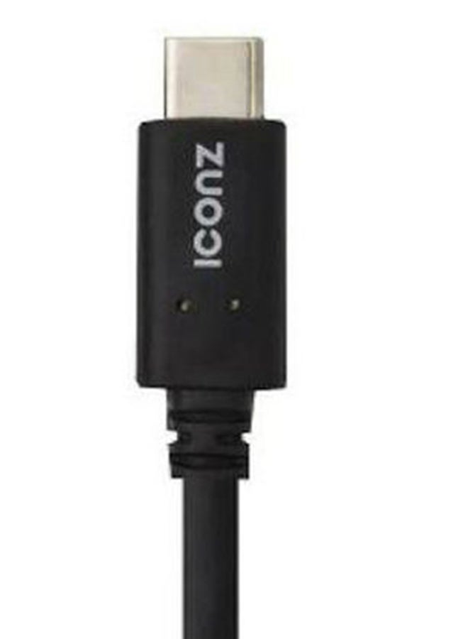 Iconz - Type C Charging Cable Black - Image 1