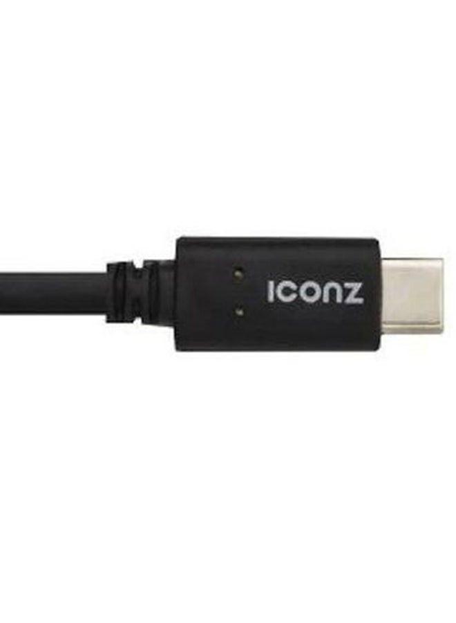 Iconz - Type C Charging Cable Black - Image 1