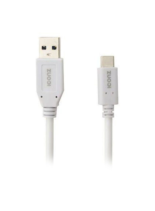 إيكونز كابل شحن Type-C أبيض - Image 1