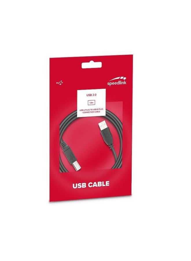 SPEEDLINK USB-A To USB-B Cable Black  - Image 3