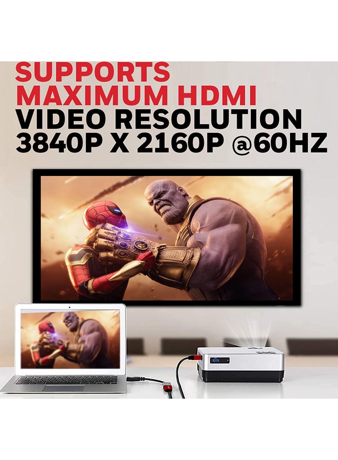 Honeywell Display Port to HDMI Adapter, 4K 3D Resolution With Surround Sound Audio Support, Male-Female Adapter, Compatible With LED Displays, Laptop, Gaming Console, Projector Black  - Image 4