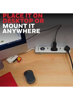 Honeywell 4 Out Surge Protector With Master Switch, Spike Guard/Extension board/Power Strip With 1.5 Meter Cord, 918 Joules, DSW, Automatic Overload Protection, 3 Yrs Manufacturer Warranty White-Platinum Series  - Image 5