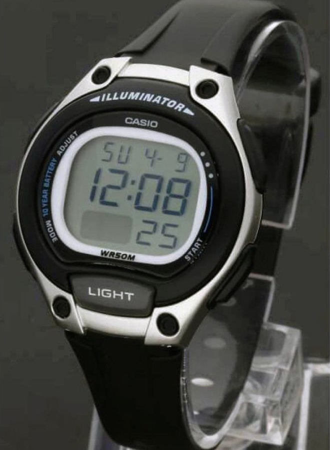 CASIO - Women's Water Resistant Digital Watch LW-203-1AVDF - 35 mm - Black - Image 1
