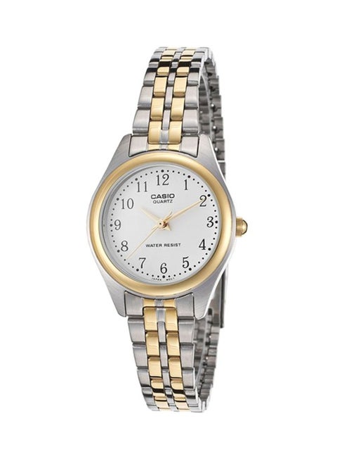 Women's Enticer Analog Watch LTP-1129G-7BRDF - 32 mm - Silver/Gold