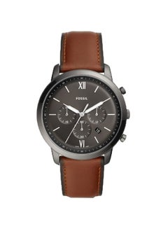 FOSSIL Men's Leather Analog Wrist Watch FS5512 - 41 mm - Brown  - Image 1