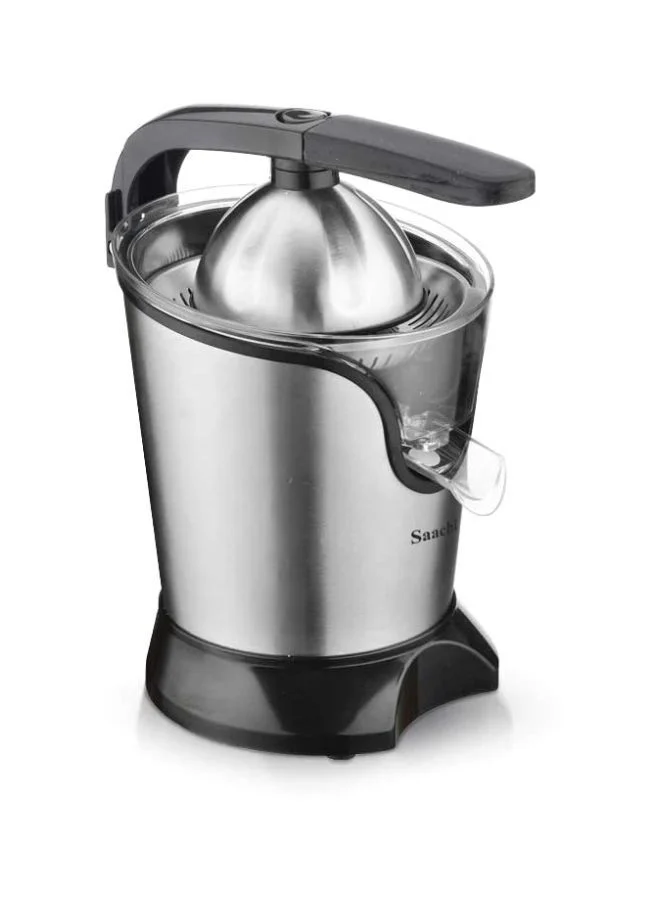 Saachi Citrus Juicer with Stainless Steel Body and Silicon Handle, Great for Making Orange Juice and Lemonade 180 W NL-CJ-4069-ST Steel