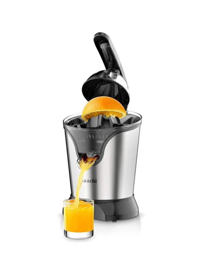 Saachi Citrus Juicer with Stainless Steel Body and Silicon Handle, Great for Making Orange Juice and Lemonade 180 W NL-CJ-4069-ST Steel