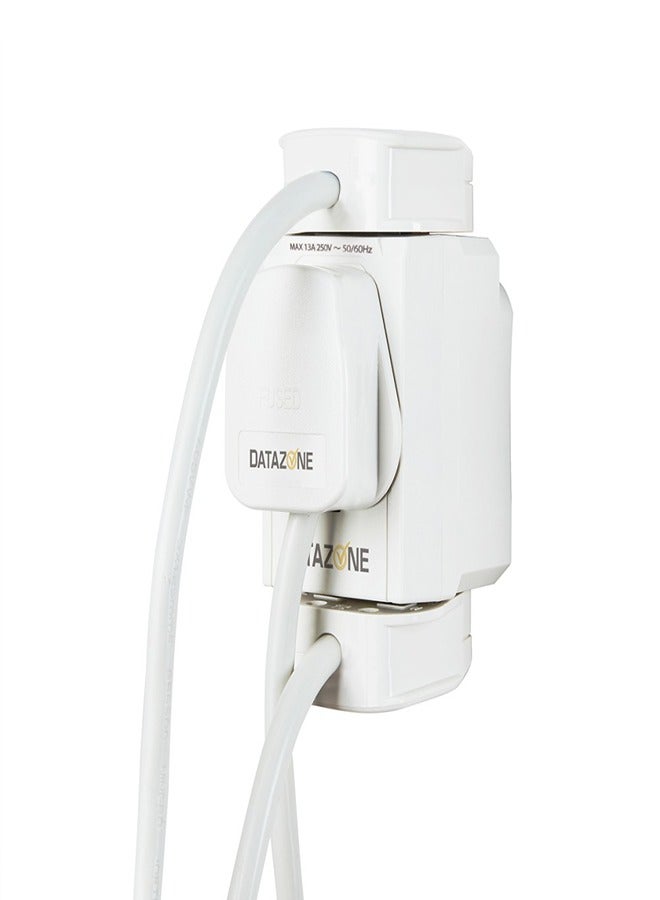 داتا زون محول طاقة ب3 منافذ أبيض 10Ø³Ù†ØªÙŠÙ…ØªØ± - Image 4