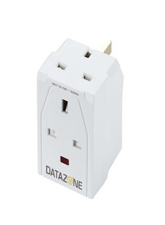 Datazone 3 Way Power Adapter White 10centimeter  - Image 1