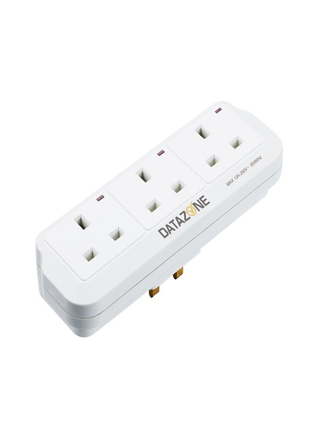 داتا زون محوّل طاقة DZ-PS-03 أبيض 12سم - Image 2