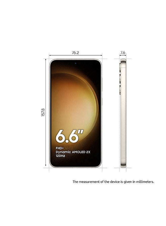 Samsung - Galaxy S23 plus 5G Dual SIM Cream 8GB RAM 256GB - International Version - Image 1