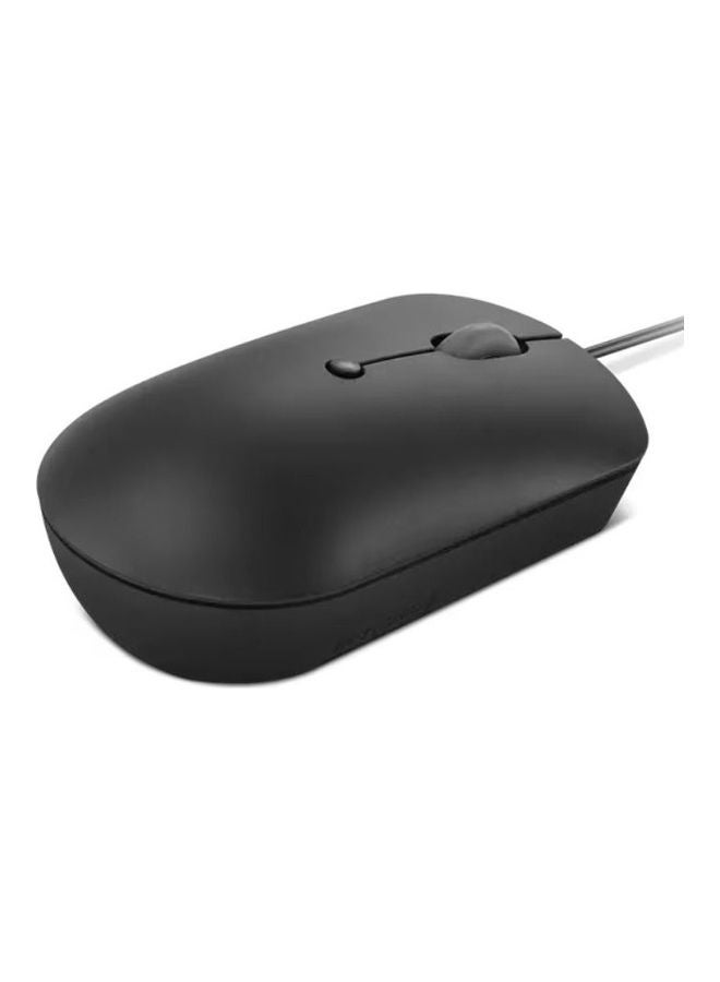 Lenovo Lenovo 400 USB-C Compact Wired Mouse For Mobile And Laptop Black - Image 4