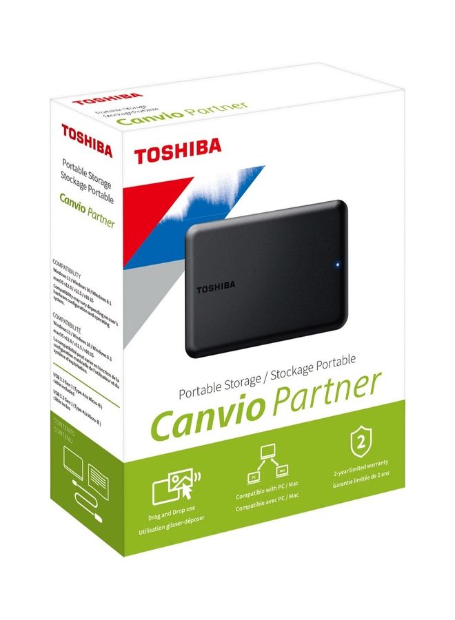 Toshiba - Canvio Partner Portable 2.5 External HDD 4.0 TB - Image 1