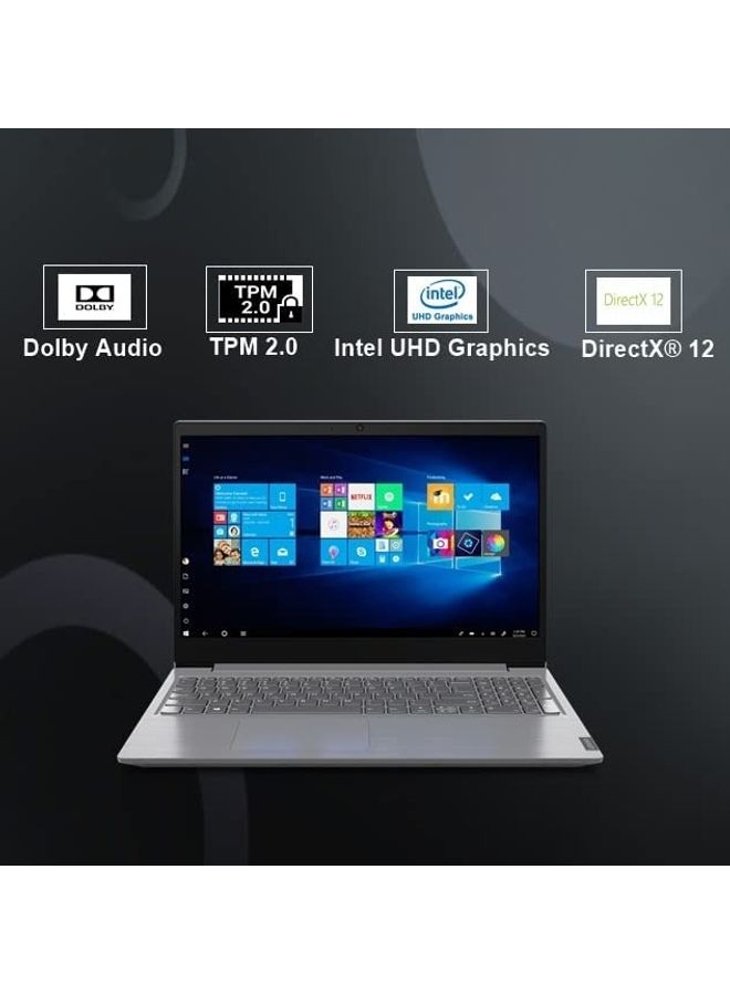 Lenovo 82C30053IH Laptop With 15.6-Inch Display, Celeron N4020 Processor/4GB RAM/256GB SSD/Intel UHD Graphics/Windows 10 Home English Grey  - Image 5