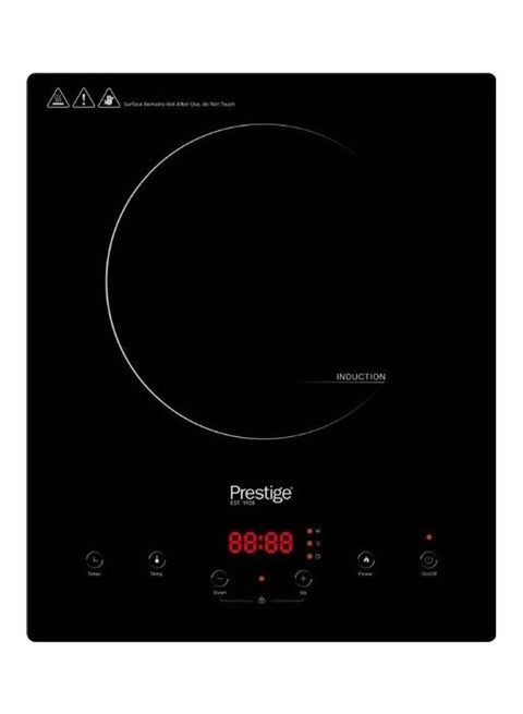 Single Induction Cooktop Induction Cooker With 10-Level Power and Temperature Control | Sensor Touch Countertop Burner with Count-down and Pre-Set Timer PR81522 Black