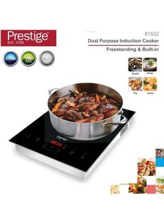 Prestige Single Induction Cooktop Induction Cooker With 10-Level Power and Temperature Control | Sensor Touch Countertop Burner with Count-down and Pre-Set Timer PR81522 Black  - Image 4