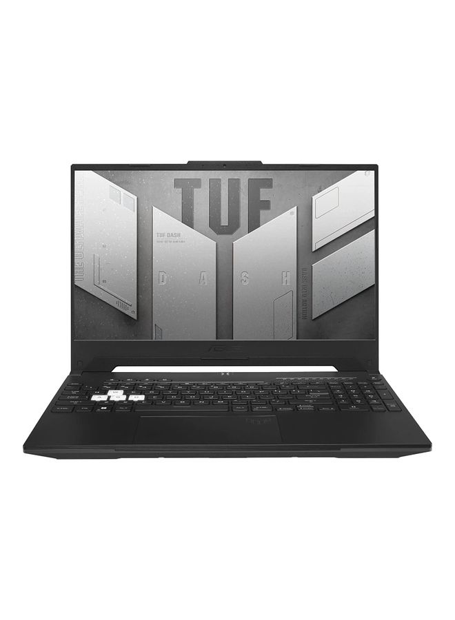 ASUS TUF DASH F15 Gaming FX517ZR-HN028W (Upgraded Version) Laptop With 15.6-Inch Full HD Display, Core i7-12650H Processor/16GB RAM/1TB SSD/6GB Nvidia Geforce RTX 3070 Graphics Card/Winodws 11 Home English/Arabic Off Black  - Image 1
