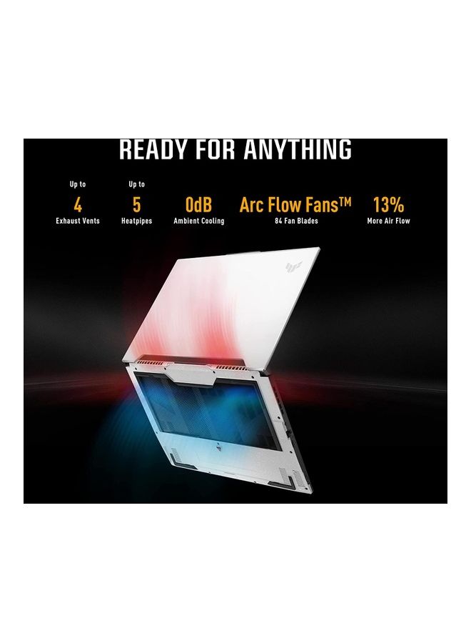 ASUS TUF DASH F15 Gaming FX517ZR-HN028W (Upgraded Version) Laptop With 15.6-Inch Full HD Display, Core i7-12650H Processor/16GB RAM/1TB SSD/6GB Nvidia Geforce RTX 3070 Graphics Card/Winodws 11 Home English/Arabic Off Black  - Image 5