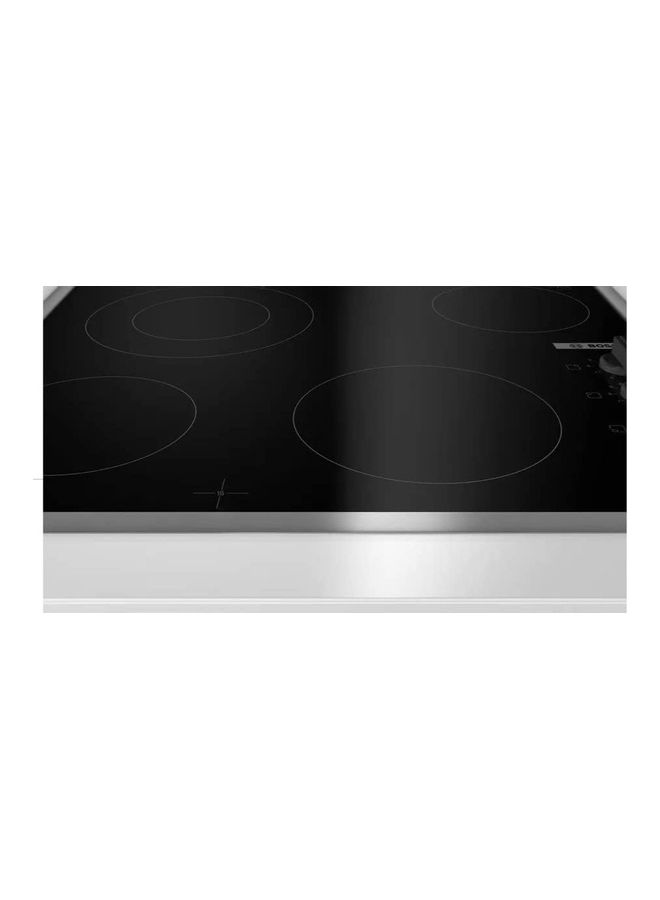 BOSCH 60 Cm Built In Electric Hob With Frame PKF645CA2E Black - Image 2