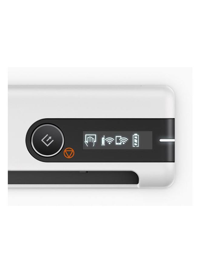 EPSON - WorkForce DS-80W Wi-Fi Mobile Business Scanner White - Image 1