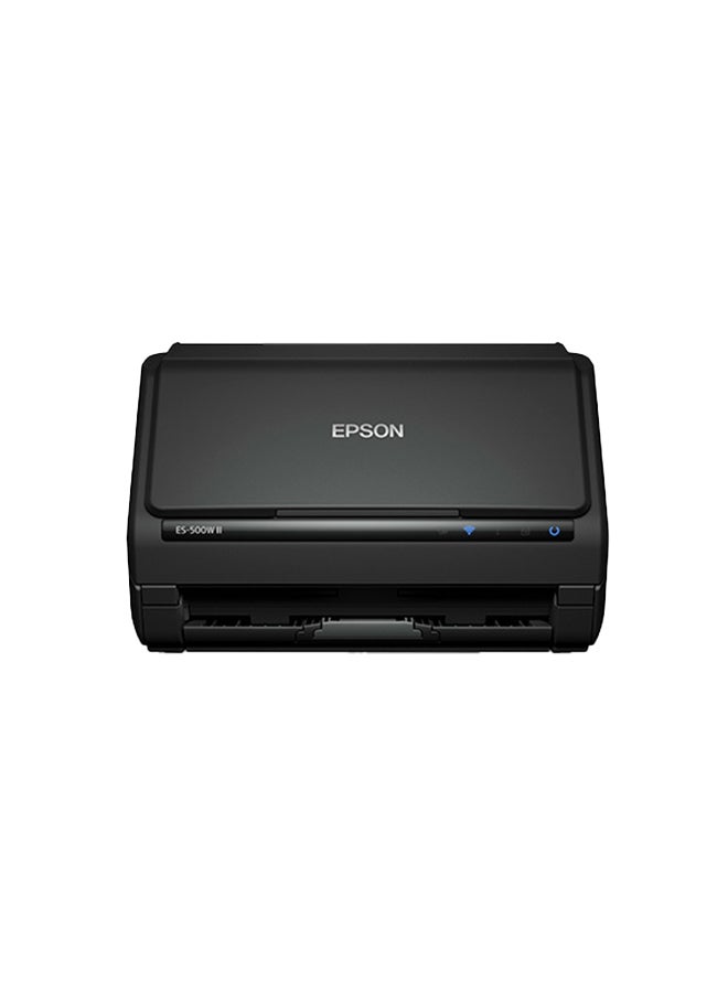 WorkForce ES-500W II Wireless A4 Auto-Duplex Scanner WiFi Connected Black