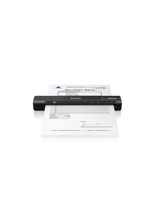 إبسون - Workforce ES-60W Mobile Scanner USB Connected With ScanSmart Software Black - Image 1