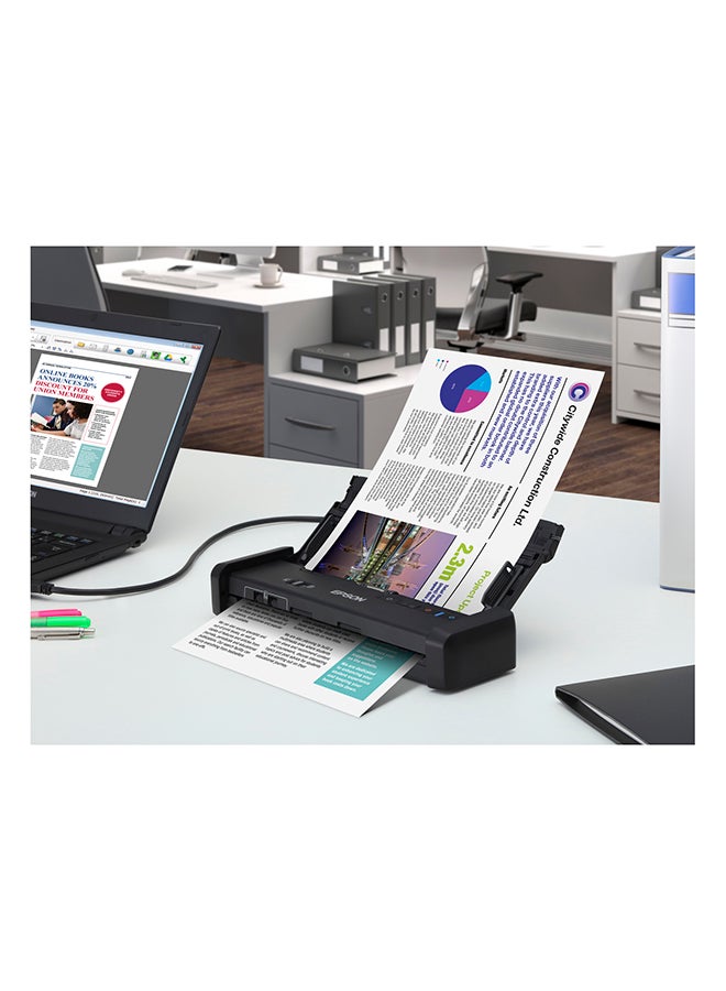 EPSON - Workforce DS-310 Fast Portable Business Scanner With Super Speed USB 3.0 Connectivity Black - Image 1