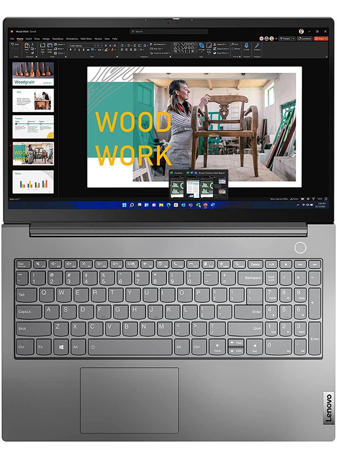 Lenovo - Business & Professional ThinkBook 15-IML Laptop With 15.6-Inch Full HD Display, Core i7-1165G7 Processor/16GB RAM/1TB HDD + 256GB SSD/Intel Iris Plus Graphics/Windows 11 Pro Mineral Grey - Image 1