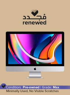 Apple Renewed - iMAC (2014) A1418 Desktop With 27-inch Display, Intel Core i5 Processor/8GB RAM/128GB SSD + 1TB HDD/AMD Radeon R9 M290X graphics Silver  - Image 1
