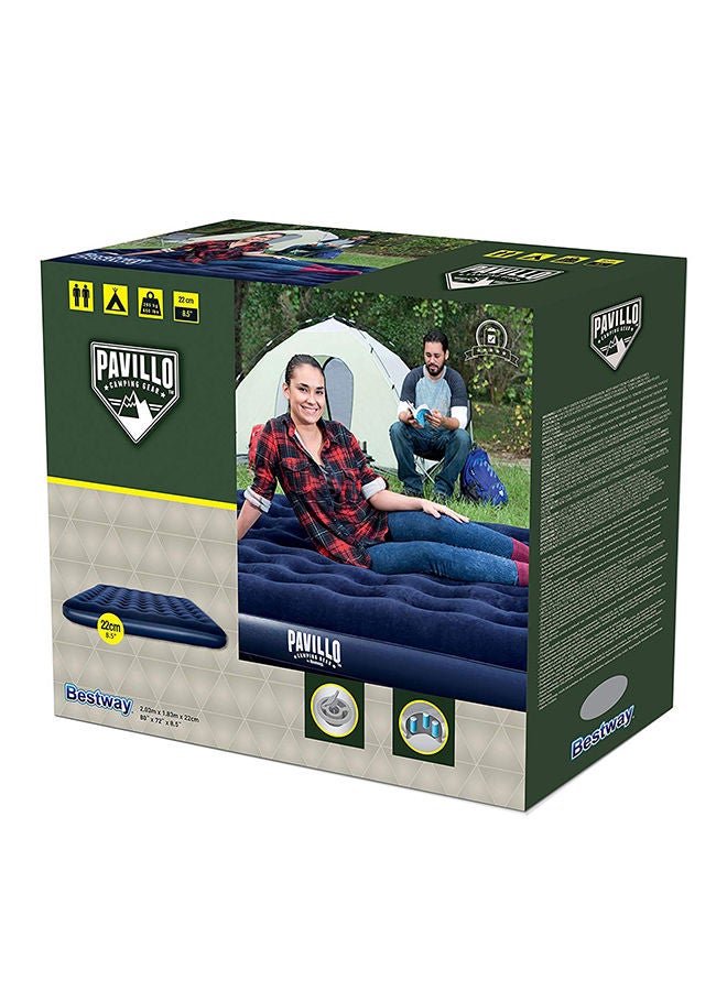 Bestway Inflatble Pavillo Horizon Airbed King With Repair Patch Blue 13x30.5x35 cm Blue 80 x 72 x 8.75inch  - Image 1