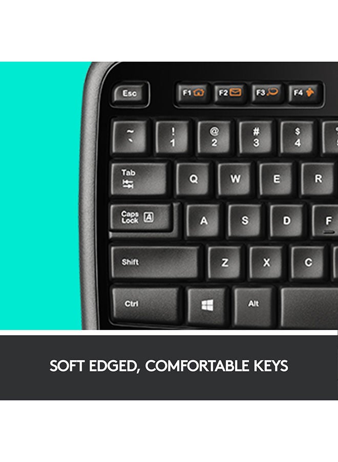 Logitech MK710 Performance Wireless Keyboard And Mouse Combo US-English black - Image 5