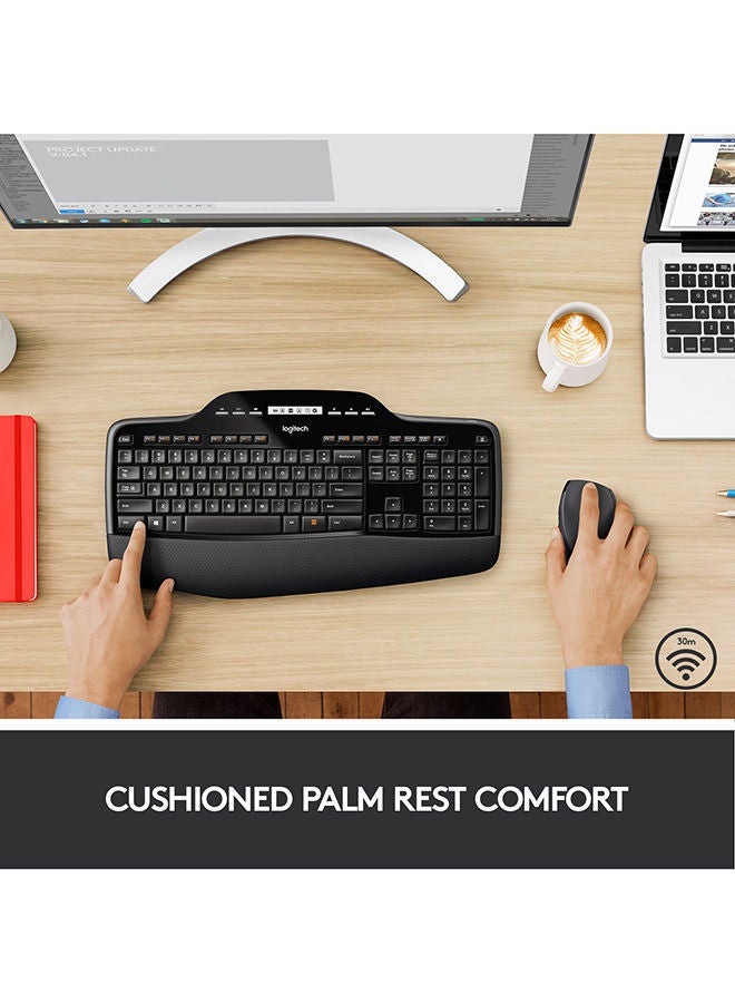 Logitech MK710 Performance Wireless Keyboard And Mouse Combo US-English black - Image 4