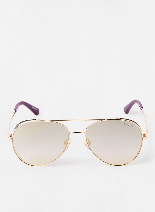 جس نظارة شمسية بايلوت بحواف كاملة وعدسات مقاس 58 مم للنساء - Image 1