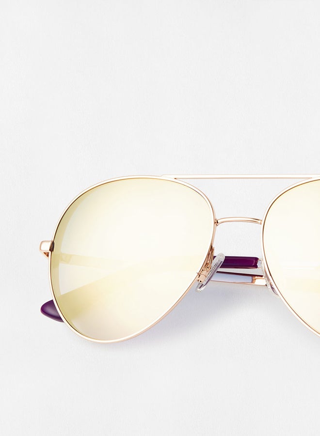 جس نظارة شمسية بايلوت بحواف كاملة وعدسات مقاس 58 مم للنساء - Image 4