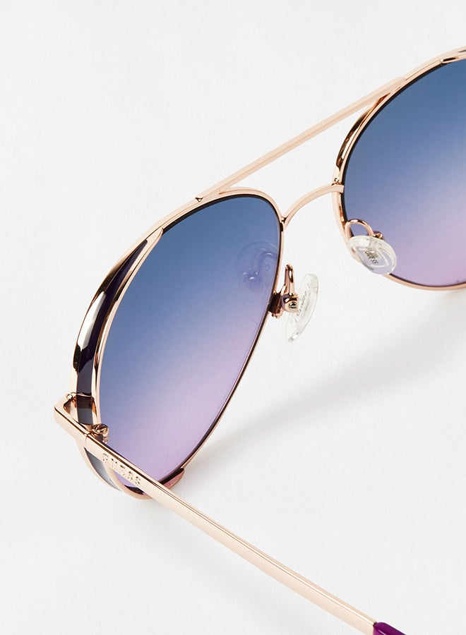 جس نظارة شمسية بايلوت بحواف كاملة وعدسات مقاس 58 مم للنساء - Image 2
