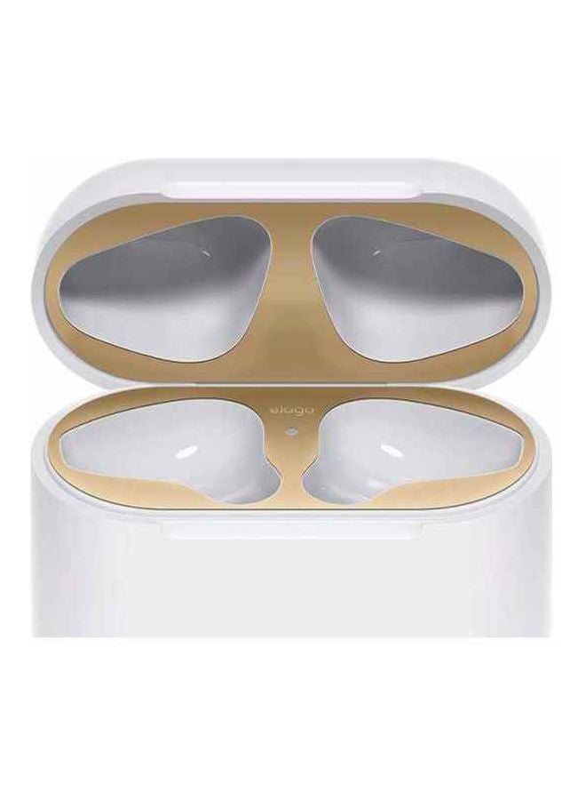 Elago - Set Of 2 Dust Guard For Apple AirPods Gold - Image 1