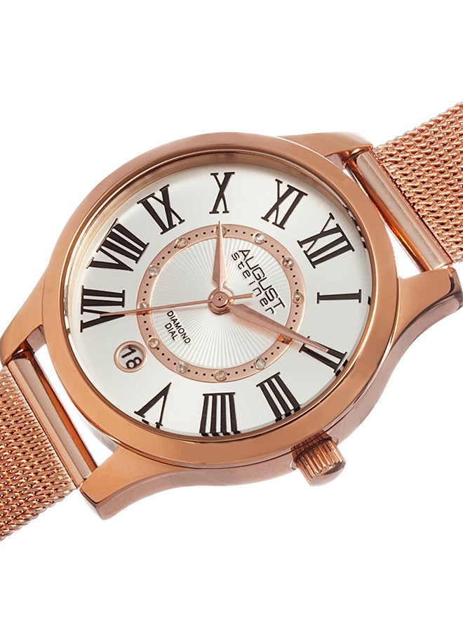 August Steiner - Women's Marquess Stainless Steel Analog Watch AS8094RG - Image 1