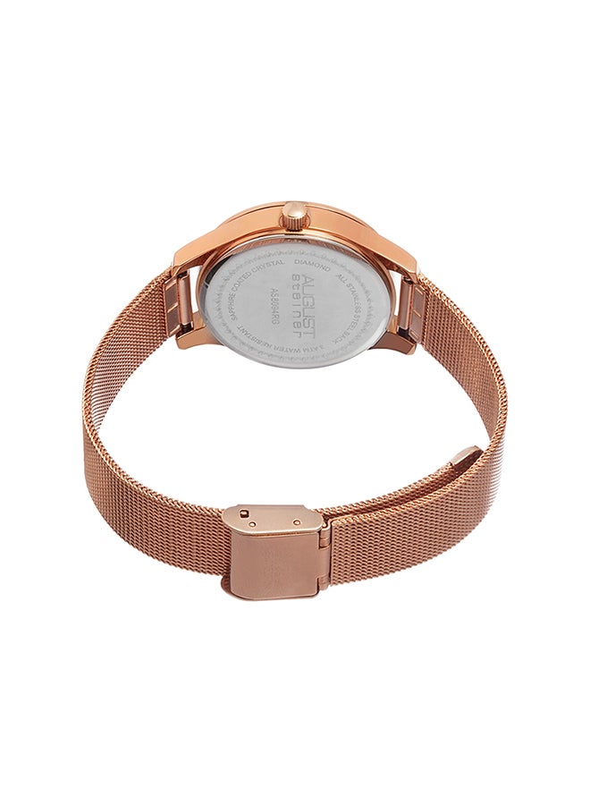 August Steiner - Women's Marquess Stainless Steel Analog Watch AS8094RG - Image 1