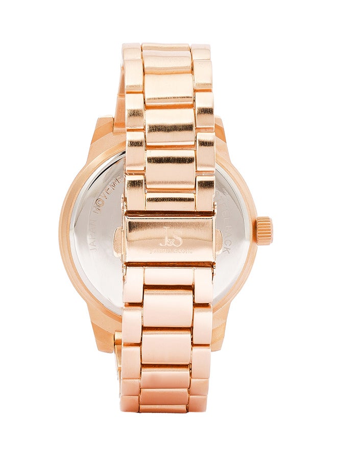 JOSHUA & SONS - Women's Alloy Analog Watch JS82RG - Image 1