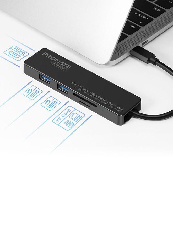 LinkHub-C USB Hub Black
