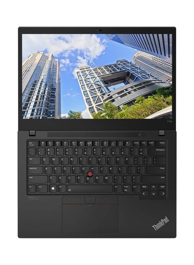 Lenovo T14s i5-1135G7 8GB Base DDR4 256GB SSD M.2 2280 NVMe Iris Xe 14.0" FHD IPS 300nits Win 10 Pro 64 Intel AX201 2x2AX+BT Y-SCR,Y-FPR,HW TPM-2.0,720p HD Cam,RJ45 Extn,4 cell 57Whr,65W USB-C UK,KYB B English/Arabic Black  - Image 4