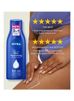 Nivea Nourishing Body Lotion, Almond Oil, Extra Dry Skin 250ml  - Image 3