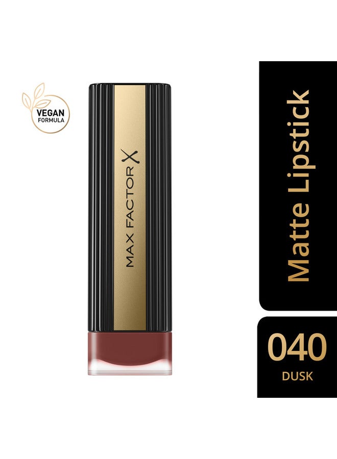 Max Factor Colour Elixir Lipstick Velvet Matte Dusk 40 - v1676207292/N33856291A_2