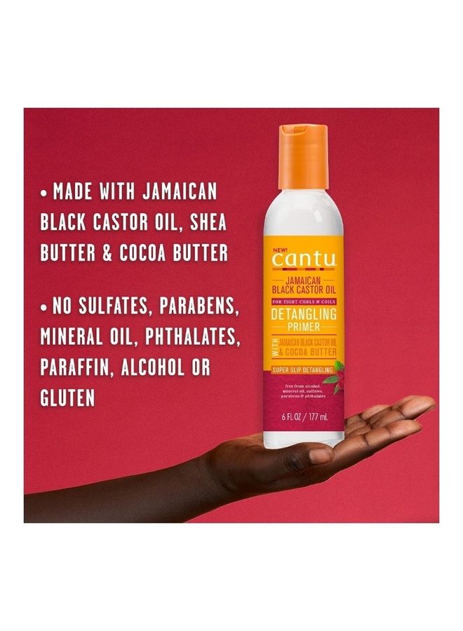 كانتو برايمر زيت الخروع الأسود الجامايكي لإزالة الشعر 177 مل 118ملليلتر - Image 2