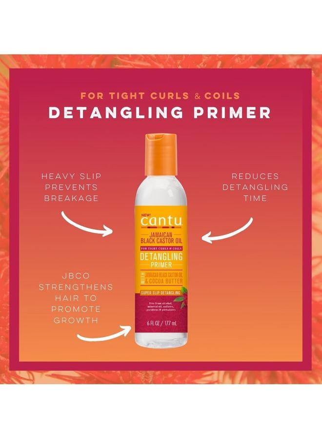 كانتو برايمر زيت الخروع الأسود الجامايكي لإزالة الشعر 177 مل 118ملليلتر - Image 3