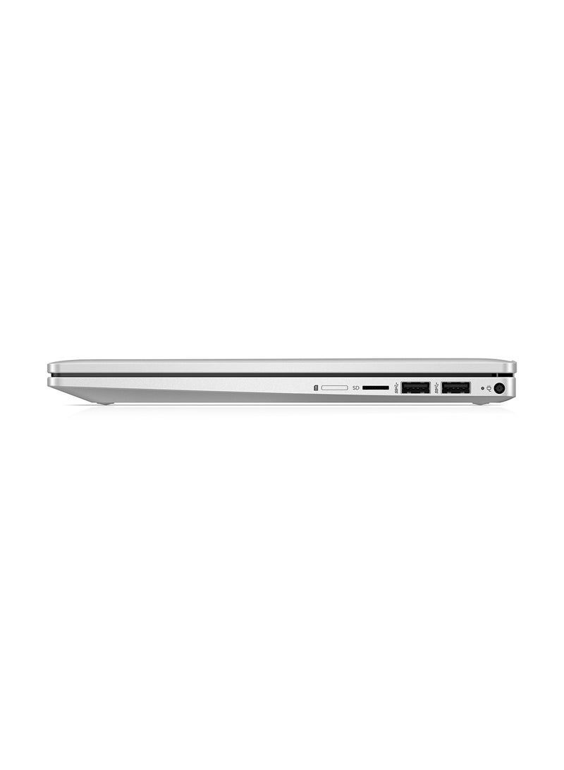 HP - Pavilion x360 2-in-1 (Upgraded Version) Laptop 14-ek0005nx With 14-Inch Touch Display, Intel Core i5-1235U Processor / 8GB RAM / 512GB SSD / Intel UHD Graphics / Windows 11 Home / English/Arabic Natural Silver - Image 1